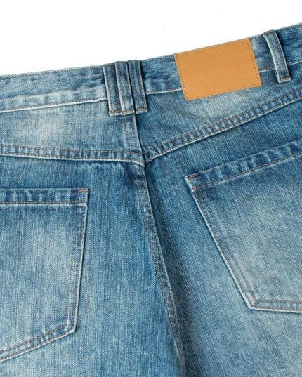 TALKLESSFASHION Clean Fit Machete Denim