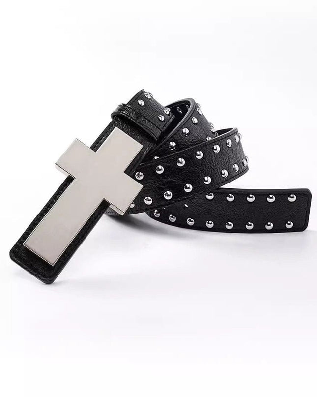 TALKLESSFASHION Crack smash cross belt belt subculture style hiphop punk rock hip hop personality