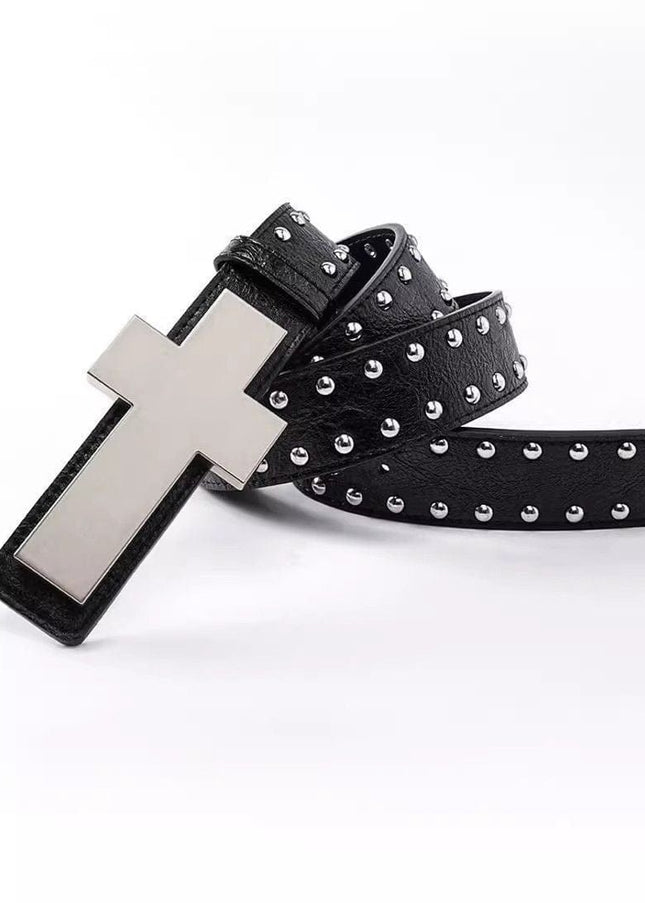 TALKLESSFASHION Crack smash cross belt belt subculture style hiphop punk rock hip hop personality