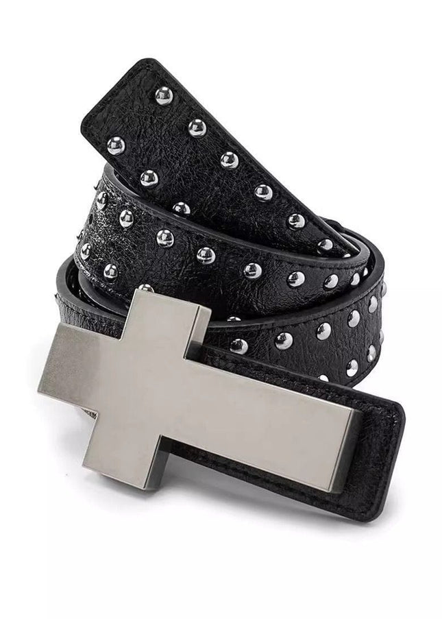 TALKLESSFASHION Crack smash cross belt belt subculture style hiphop punk rock hip hop personality