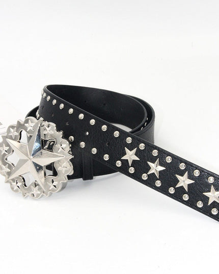 TALKLESSFASHION Crack studded faucet alloy belt belt subculture style hiphop punk rock hip hop personality
