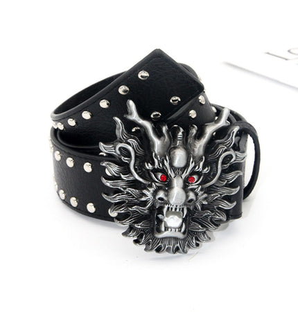 TALKLESSFASHION Crack studded faucet alloy belt belt subculture style hiphop punk rock hip hop personality