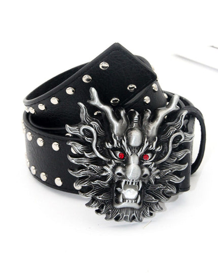 TALKLESSFASHION Crack studded faucet alloy belt belt subculture style hiphop punk rock hip hop personality
