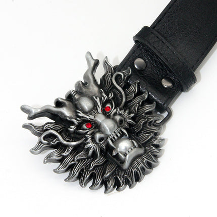 TALKLESSFASHION Crack studded faucet alloy belt belt subculture style hiphop punk rock hip hop personality