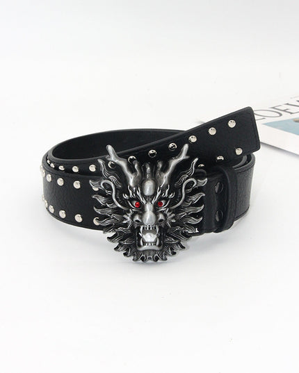 TALKLESSFASHION Crack studded faucet alloy belt belt subculture style hiphop punk rock hip hop personality