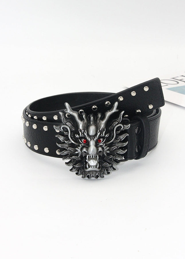 TALKLESSFASHION Crack studded faucet alloy belt belt subculture style hiphop punk rock hip hop personality