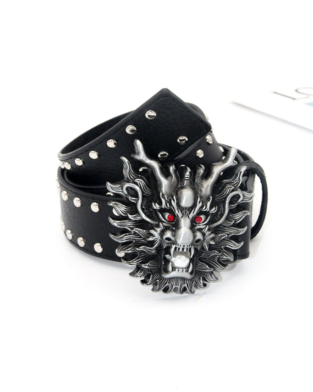 TALKLESSFASHION Crack studded faucet alloy belt belt subculture style hiphop punk rock hip hop personality