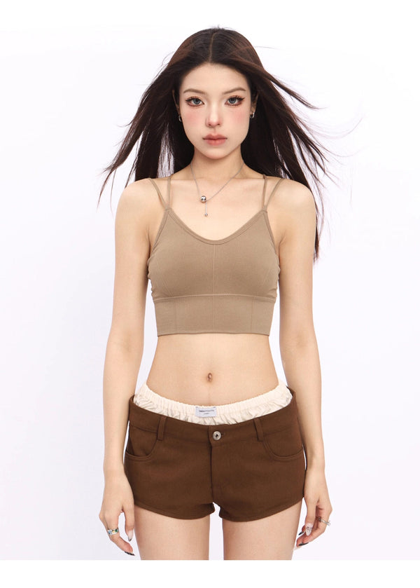Crossing Small Suspender Underwear Vest