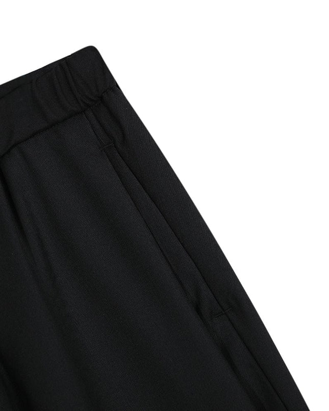 TALKLESSFASHION D2509 American Retro Unisex Pendant Trendy Pleated Design Men's Loose Casual Capri Shorts