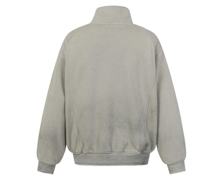 TALKLESSFASHION Deconstructed Gradient Zipper Jacket
