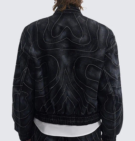 THETLSTUDIO Deconstructed Splicing Denim Short Jacket