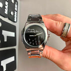 Digital graffiti silver black