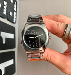 Digital graffiti silver black