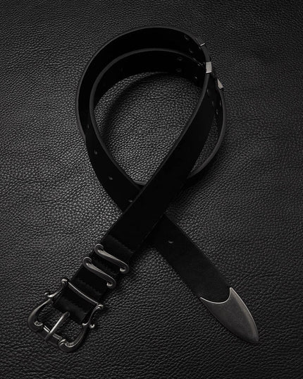 TALKLESSFASHION Direction of Light iris foil sword road trousers belt high intelligence cleanfit belt men's simple