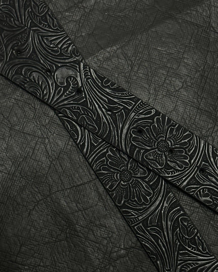 TALKLESSFASHION Direction of Light Vintage Diablo Cross Belt Rivet Belt Punk Niche Accessories