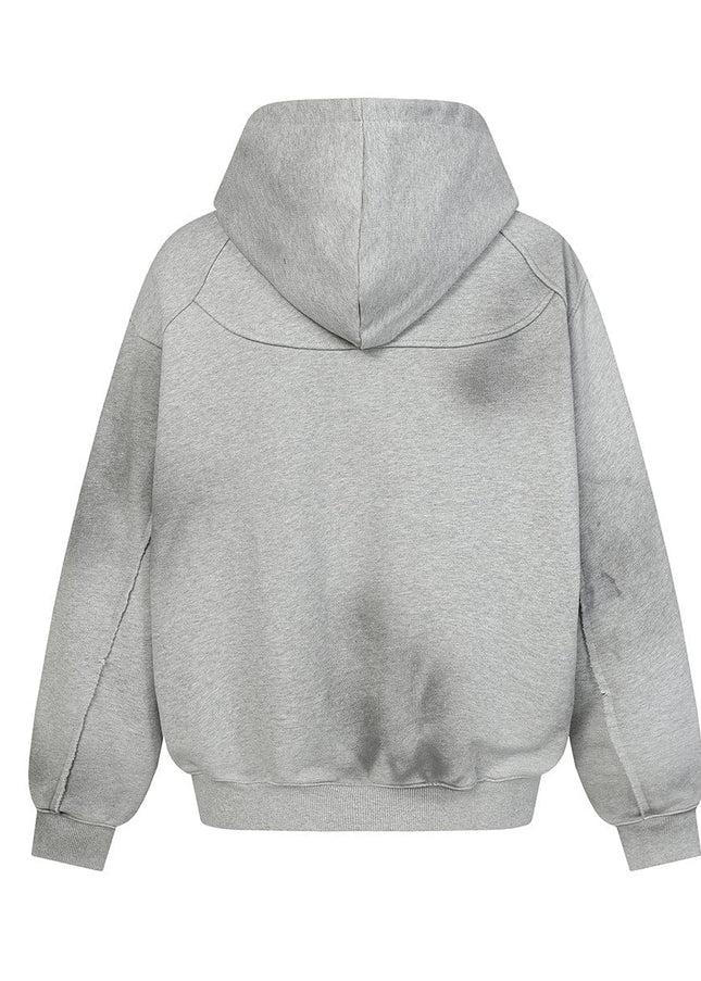 TALKLESSFASHION Dirty Wash Special Shape Hoodie