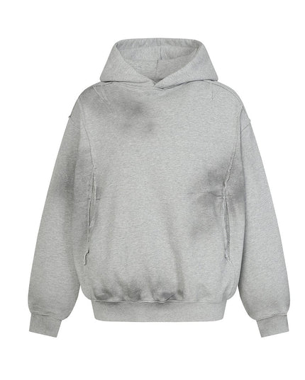 TALKLESSFASHION Dirty Wash Special Shape Hoodie