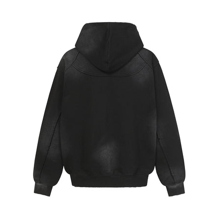 TALKLESSFASHION Dirty Wash Special Shape Hoodie
