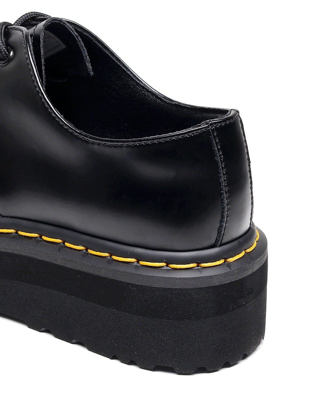 TALKLESSFASHION [do not grind feet] lightweight -1461 platform sole 3 hole martin shoes women's low-top genuine leather casual black student booties