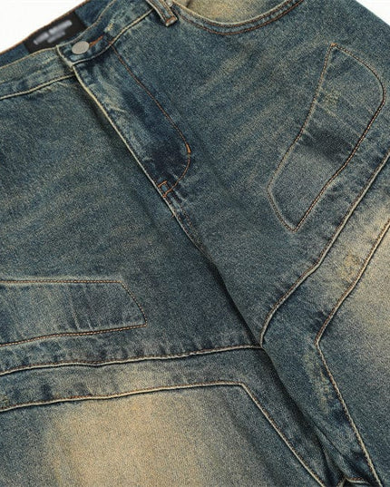 TALKLESSFASHION Do The Old Cowboy Straight-leg Trousers Male