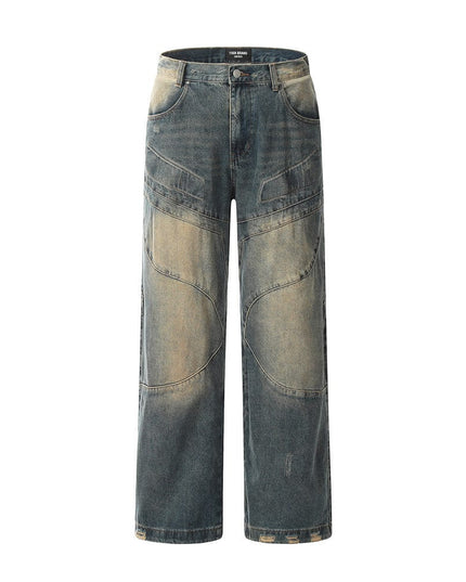 TALKLESSFASHION Do The Old Cowboy Straight-leg Trousers Male