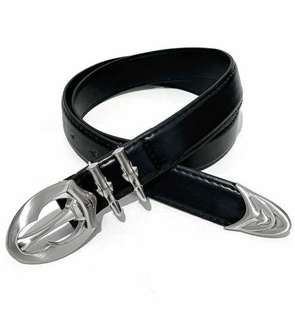 TALKLESSFASHION Dragon claw length 107 width 2.8 Direction of Light belt men's design sense high-end ins black belt accessories trouser belt versatile trend