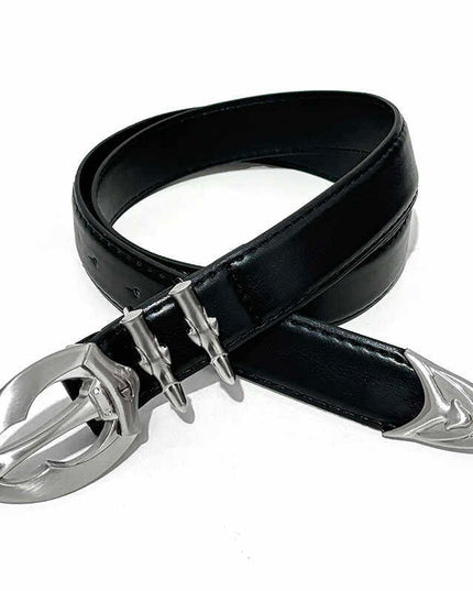 TALKLESSFASHION Dragon claw length 107 width 2.8 Direction of Light belt men's design sense high-end ins black belt accessories trouser belt versatile trend