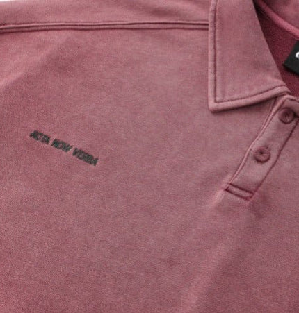 THETLSTUDIO Embroidered Lapel Pullover Sweatshirt