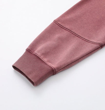 THETLSTUDIO Embroidered Lapel Pullover Sweatshirt