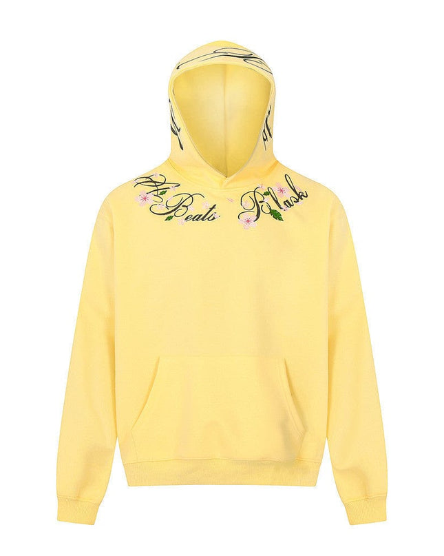TALKLESSFASHION Embroidery Letter Printed hoodie—5001