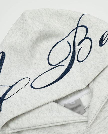 TALKLESSFASHION Embroidery Letter Printed hoodie—5001
