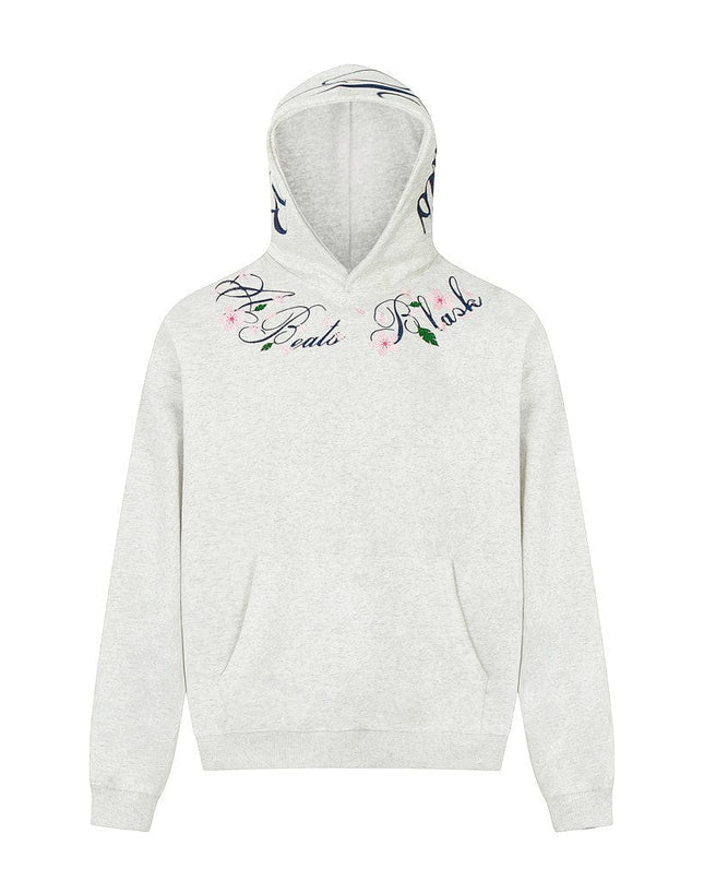 TALKLESSFASHION Embroidery Letter Printed hoodie—5001