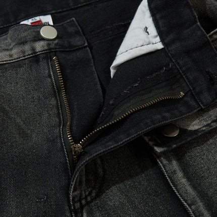 TALKLESSFASHION Embroidery RockTrail Explorer Jeans—7316
