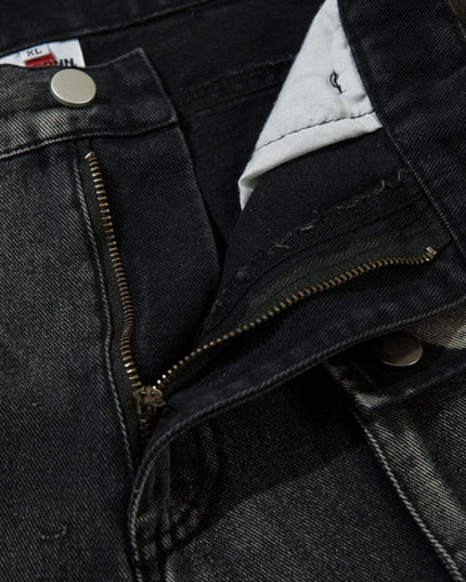 TALKLESSFASHION Embroidery RockTrail Explorer Jeans—7316