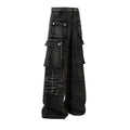 TALKLESSFASHION Embroidery RockTrail Explorer Jeans—7316