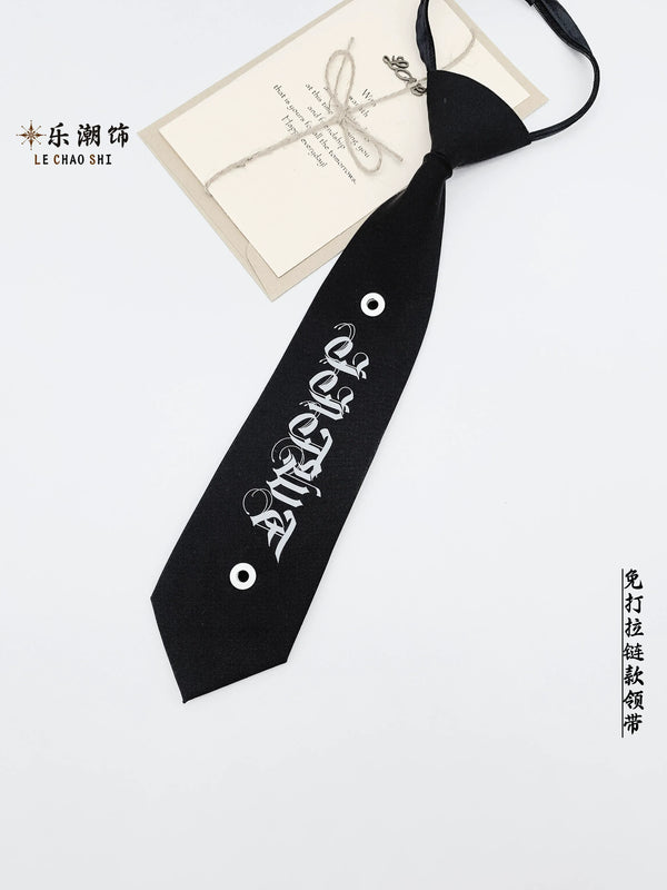 Le Chao zipper-free ties