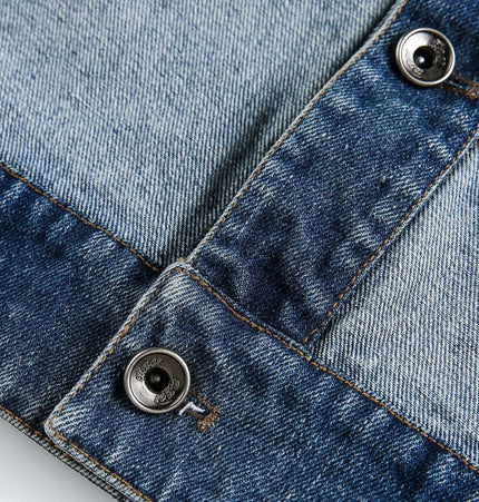 THETLSTUDIO EON 26 Spring New in stock American vintage patchwork denim cargo jacket jacket men