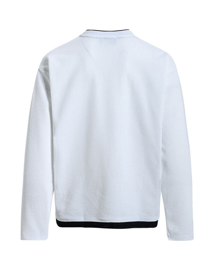 TALKLESSFASHION EON 26 Spring New spot American retro simple versatile loose long sleeve T-shirt for men