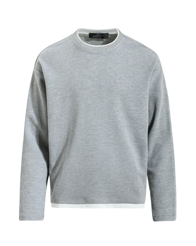 TALKLESSFASHION EON 26 Spring New spot American retro simple versatile loose long sleeve T-shirt for men