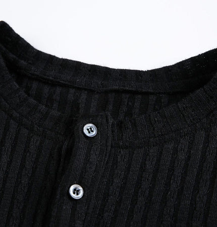 THETLSTUDIO EON 26 Spring New Spot American Street Chao Gao Street Pit Texture Stitching Print Long Sleeve T-Shirt Men