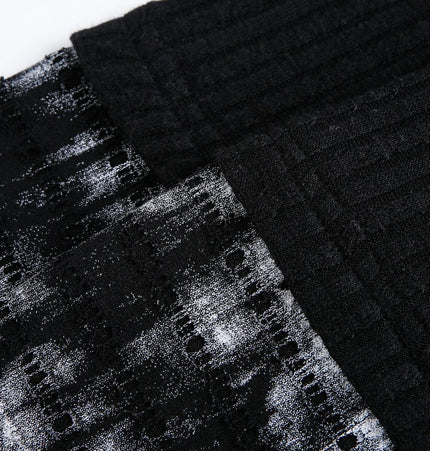 THETLSTUDIO EON 26 Spring New Spot American Street Chao Gao Street Pit Texture Stitching Print Long Sleeve T-Shirt Men