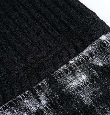 THETLSTUDIO EON 26 Spring New Spot American Street Chao Gao Street Pit Texture Stitching Print Long Sleeve T-Shirt Men