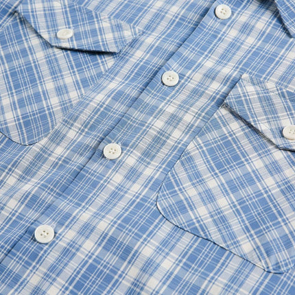 TALKLESSFASHION EON 26 spring new spot American street trend distressed plaid double pocket long sleeve shirt for men
