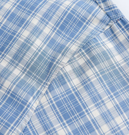 THETLSTUDIO EON 26 spring new spot American street trend distressed plaid double pocket long sleeve shirt for men