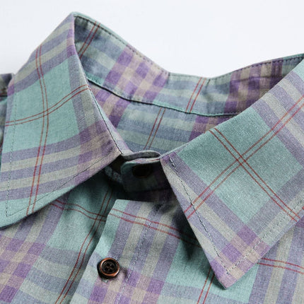 TALKLESSFASHION EON 26 spring new spot American street trend old character pattern long sleeve shirt man