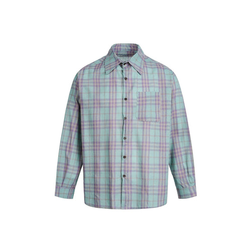 THETLSTUDIO EON 26 spring new spot American street trend old character pattern long sleeve shirt man