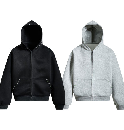 THETLSTUDIO EON 26 spring new spot American street trend simple and versatile loose hooded sweatshirt jacket for men