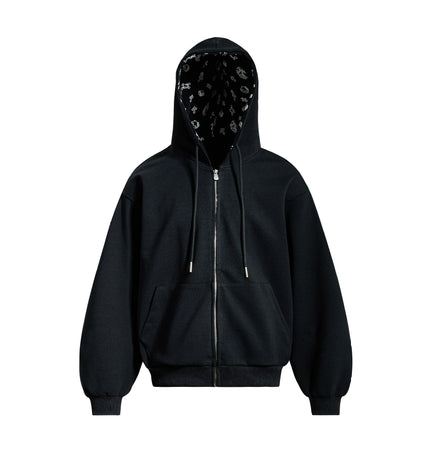 TALKLESSFASHION EON 26 spring new spot American street trend simple and versatile loose hooded sweatshirt jacket for men