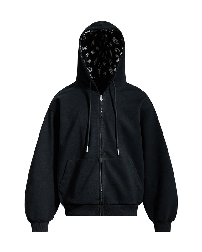 TALKLESSFASHION EON 26 spring new spot American street trend simple and versatile loose hooded sweatshirt jacket for men
