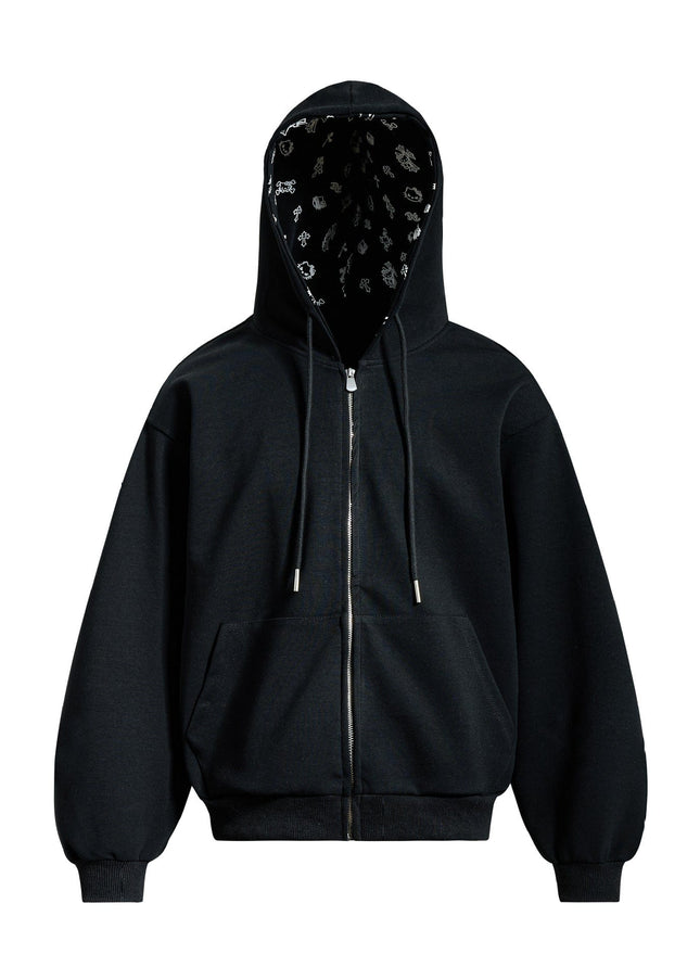 TALKLESSFASHION EON 26 spring new spot American street trend simple and versatile loose hooded sweatshirt jacket for men